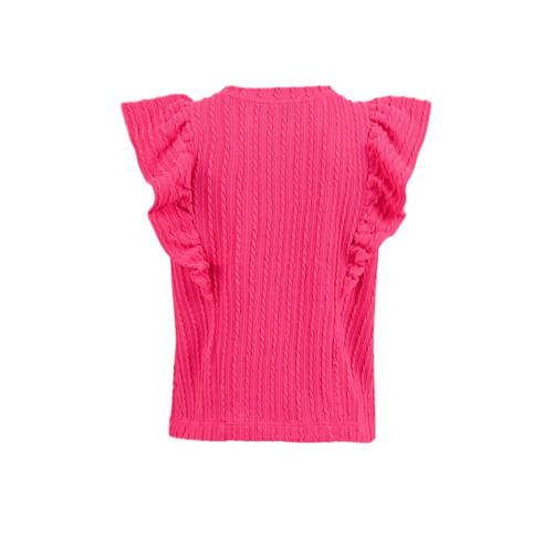 Shoeby top roze Meisjes Polyester Ronde hals Effen 158 164