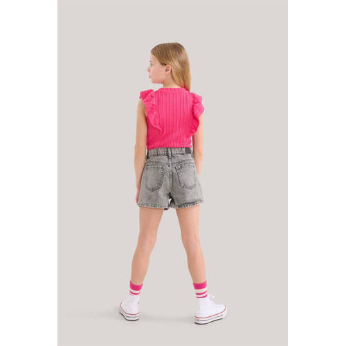 Shoeby top roze Meisjes Polyester Ronde hals Effen 158 164