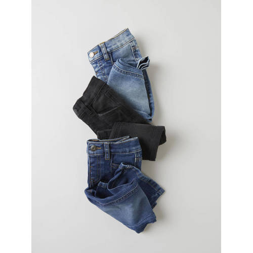 name it MINI bootcut jeans NMFPOLLY black denim Zwart Meisjes Stretchdenim 110