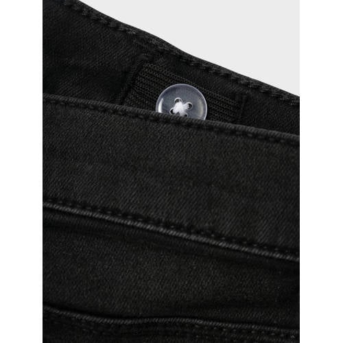 name it KIDS bootcut skinny jeans NMFPOLLY black denim Zwart Meisjes Stretchdenim 128