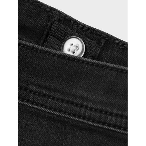 name it KIDS slim fit jeans NMMSILAS black denim Zwart Jongens Stretchdenim 116
