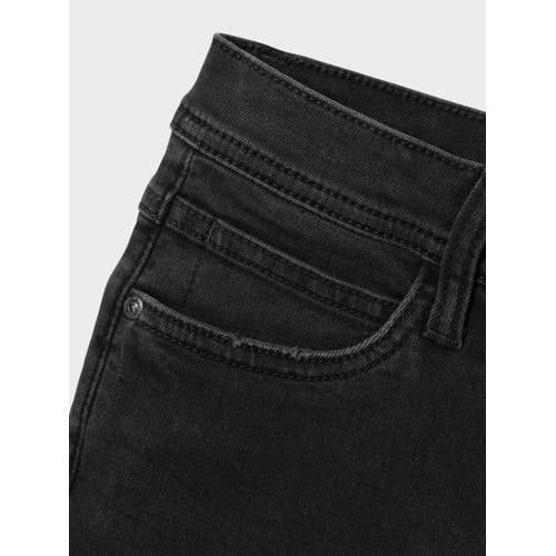 name it KIDS slim fit jeans NMMSILAS black denim Zwart Jongens Stretchdenim 116