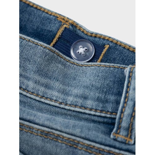 name it KIDS bootcut jeans NMFPOLLY medium blue denim Blauw Meisjes Stretchdenim 164