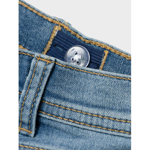 Name it MINI slim fit jeans NMMSILAS medium blue denim Blauw Jongens Stretchdenim 110