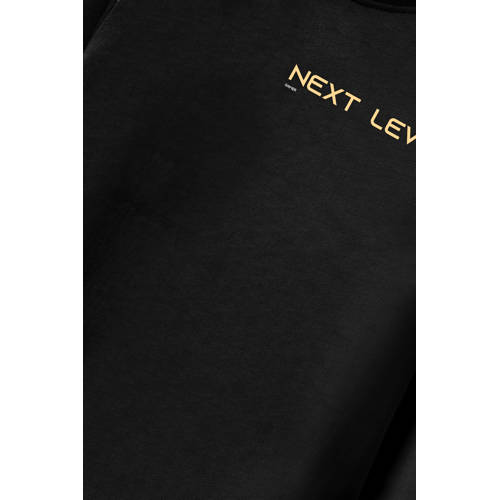 name it KIDS sweater NKMVASHA met backprint zwart Backprint 146 152