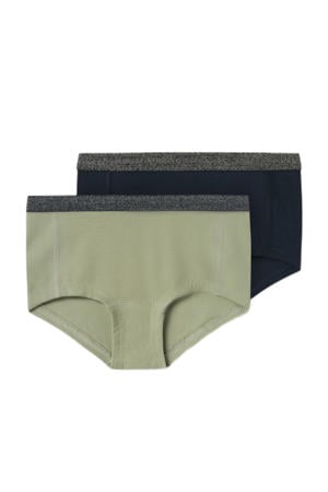 hipster NKFHIPSTER - lichtgroen/zwart (set van 2)