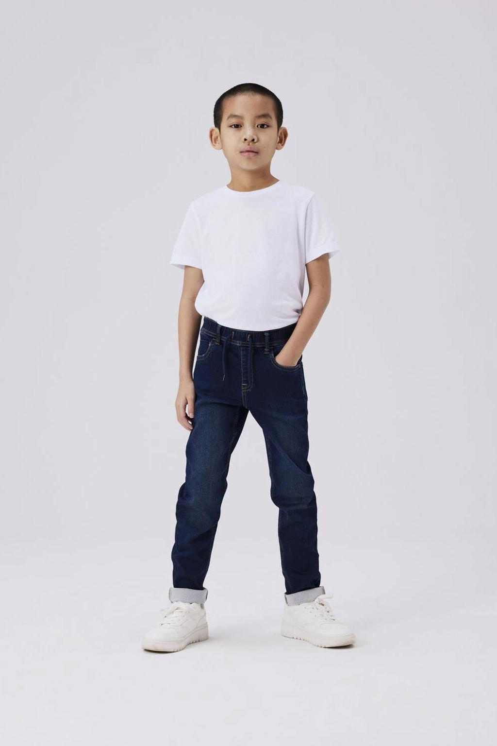 NAME IT KIDS slim fit jeans NKMRYAN JOGGER denim blue