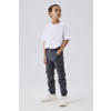 NAME IT KIDS regular fit cargobroek NKMRYAN donkergrijs