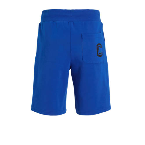 Coolcat joggingshort Stephan met Print Blauw Korte broek Jongens Katoen