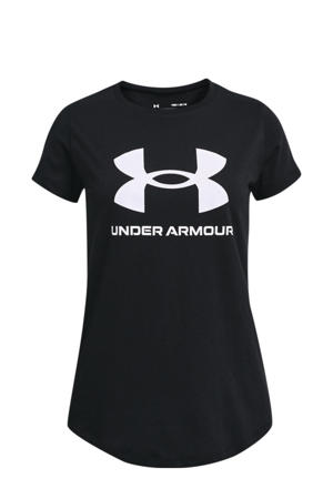 sportshirt zwart/wit