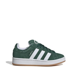 Campus 00s suède sneakers donkergroen/wit