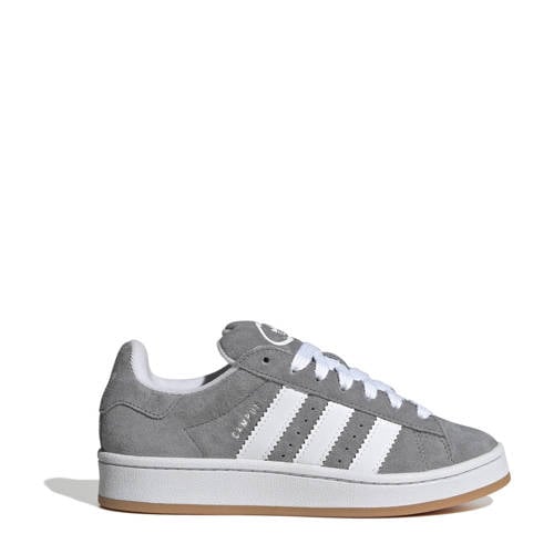 adidas Originals Campus 00s suède sneakers grijs/wit Jongens/Meisjes Suede - maat 35 1/2 afbeelding