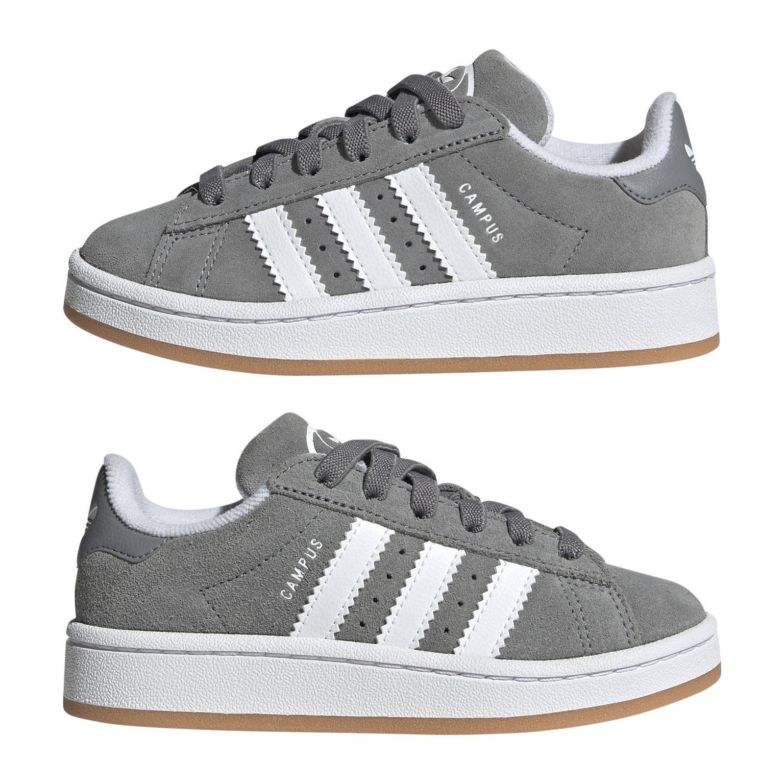 adidas Originals Campus 00 s suede sneakers grijs wit kleertjes