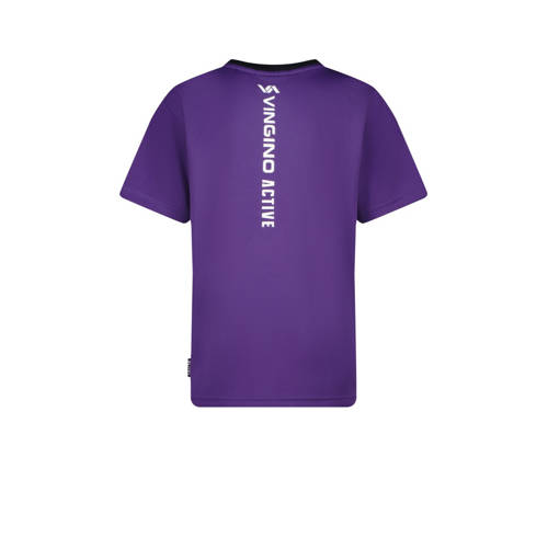 VINGINO T-shirt Hunt paars Jongens Polyester Ronde hals Effen 140