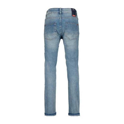 VINGINO slim fit jeans Diego old vintage Blauw Jongens Denim Effen 128