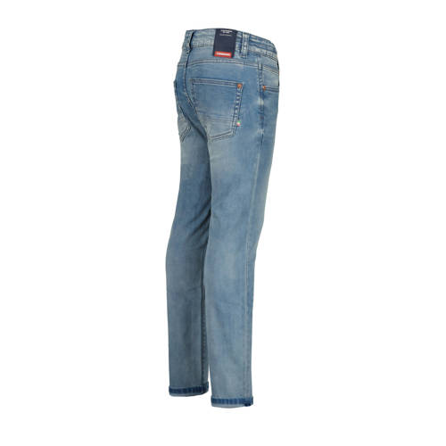 VINGINO slim fit jeans Diego old vintage Blauw Jongens Denim Effen 128