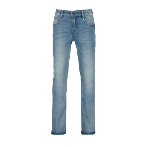 Vingino slim fit jeans Diego old vintage Blauw Jongens Denim Effen - 104
