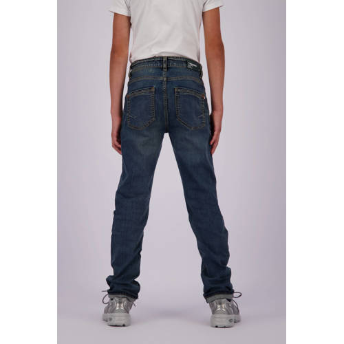 VINGINO regular fit jeans Baggio tinted mid blue Blauw Jongens Stretchdenim 122