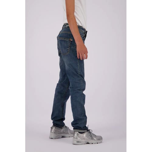 VINGINO regular fit jeans Baggio tinted mid blue Blauw Jongens Stretchdenim 122