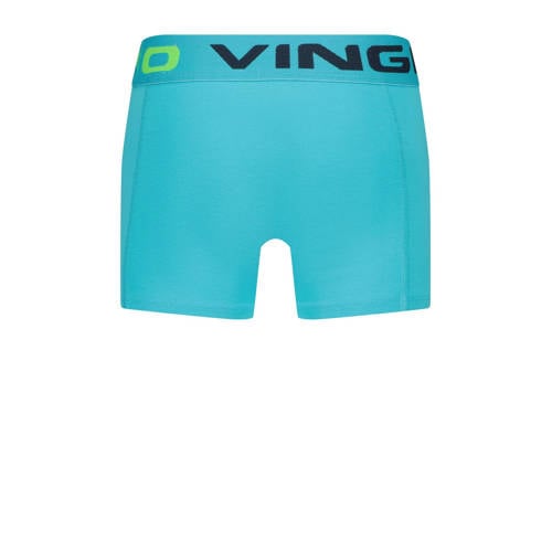 VINGINO boxershort Blue set van 5 donkerblauw multicolor Jongens Stretchkatoen 122 128