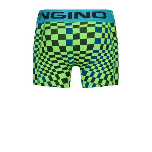 VINGINO boxershort Blue set van 5 donkerblauw multicolor Jongens Stretchkatoen 122 128