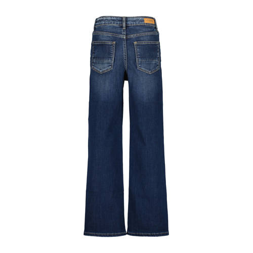 VINGINO high waist loose fit jeans GIULIA dark used Blauw Meisjes Denim 140