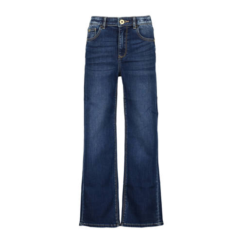 Vingino high waist loose fit jeans GIULIA dark used Blauw Meisjes Denim - 104