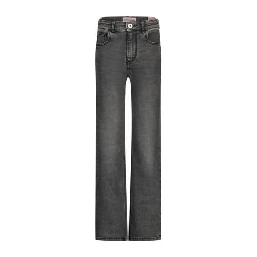 Vingino high waist loose fit jeans GIULIA stone grey Grijs Meisjes Denim - 104
