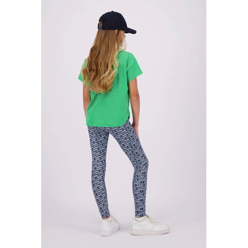 VINGINO T-shirt Hailey met printopdruk neon groen Meisjes Katoen Ronde hals 164