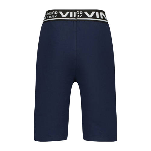 VINGINO shortama Woly donkerblauw Jongens Stretchkatoen Ronde hals Effen 158 164