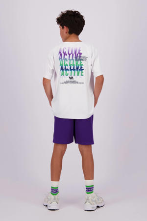 T-shirt Hit met backprint wit