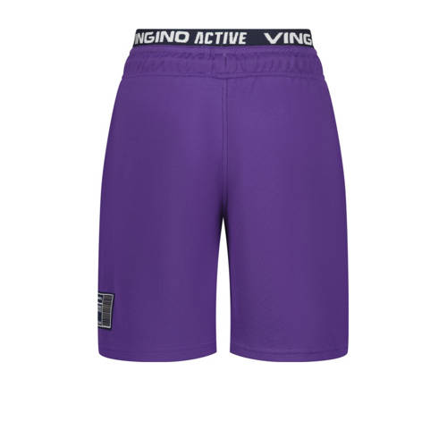 VINGINO regular fit sweatshort Race paars Korte broek Jongens Polyester 176