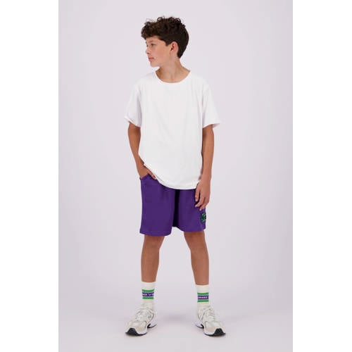 VINGINO regular fit sweatshort Race paars Korte broek Jongens Polyester 176