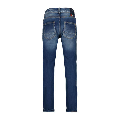 VINGINO slim fit jeans Diego cruziale blue Blauw Jongens Denim Effen 158