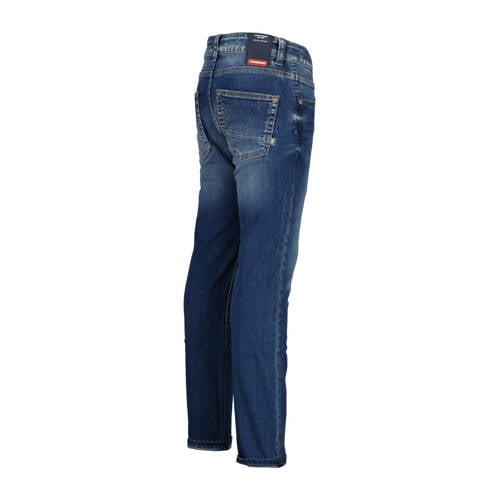 VINGINO slim fit jeans Diego cruziale blue Blauw Jongens Denim Effen 158