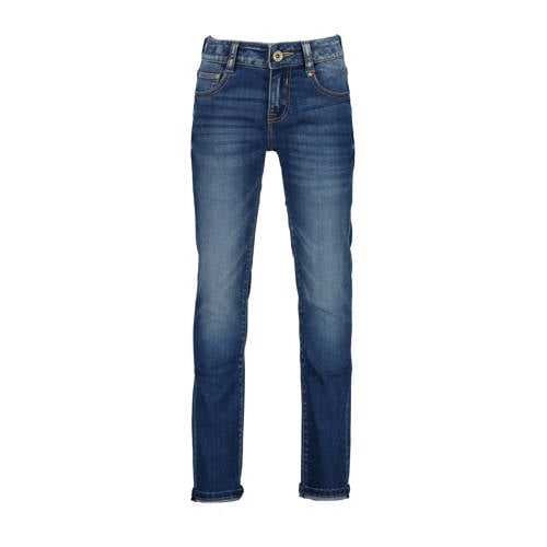 Vingino slim fit jeans Diego cruziale blue Blauw Jongens Denim Effen - 104