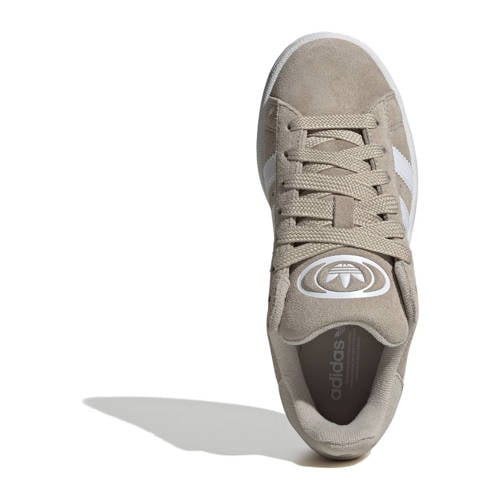 adidas Originals Campus 00s suède sneakers beige/wit/gum Jongens/Meisjes Leer