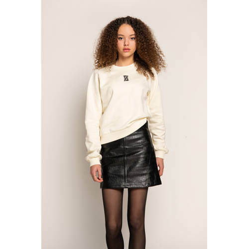 Frankie&Liberty imitatieleren rok zwart Meisjes Polyester Effen - maat 164 afbeelding