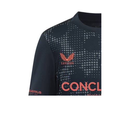 Castore Junior FC Utrecht voetbalshirt Uit Sport t-shirt Blauw Jongens Meisjes Polyester Ronde hals 152 158