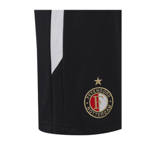 Castore Junior Feyenoord voetbalshort Thuis Sportbroek Zwart Jongens Meisjes Polyester 140 152
