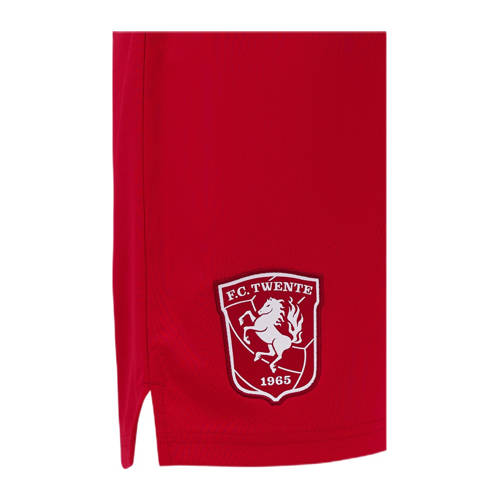 Castore Junior FC Twente voetbalshort Thuis Sportbroek Rood Jongens Meisjes Polyester 128 140