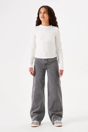 high waist wide leg jeans medium used