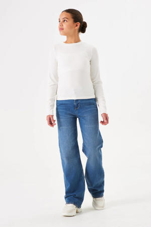 high waist straight leg jeans dark used