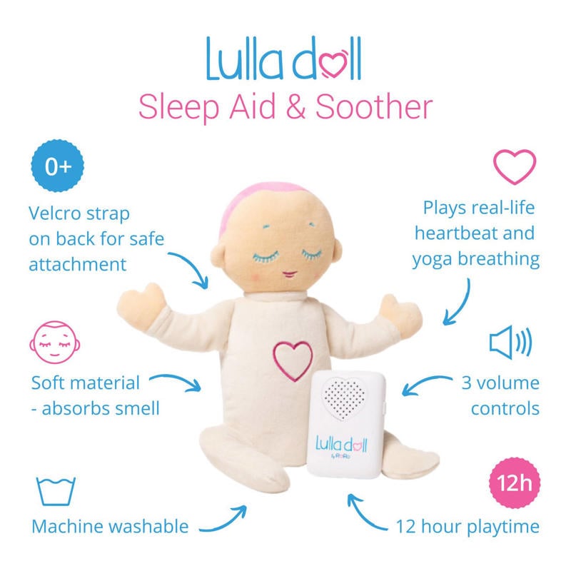 Lulla doll Slaapknuffel Lilac | kleertjes.com