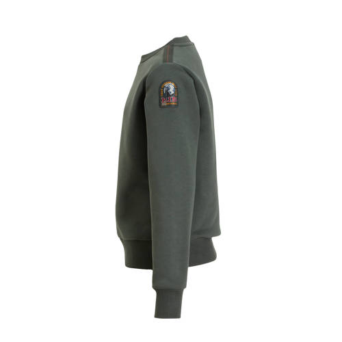 Parajumpers sweater groen Jongens Katoen Ronde hals Effen 176