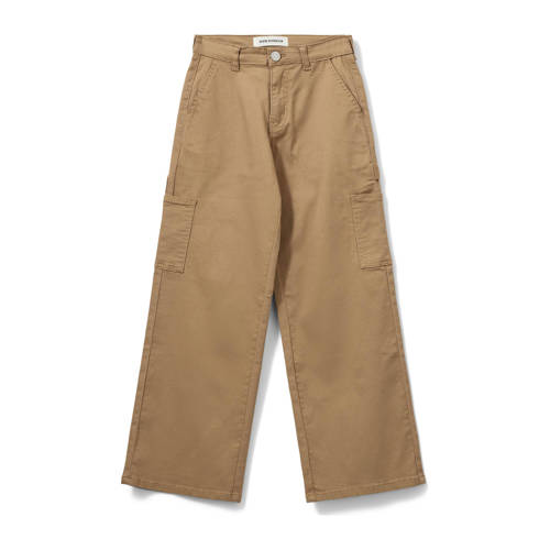 Sofie Schnoor cargobroek beige Bruin Meisjes Stretchkatoen Effen - maat 128 afbeelding
