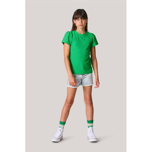 Shoeby T-shirt groen Meisjes Polyester Ronde hals Effen 170 176