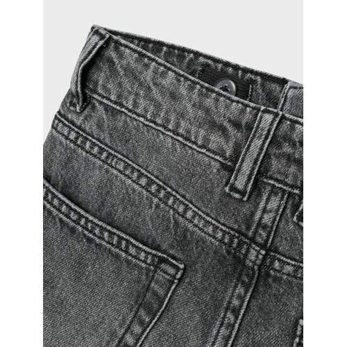name it KIDS straight fit jeans NKMRYAN Grijs Jongens Denim Effen 176