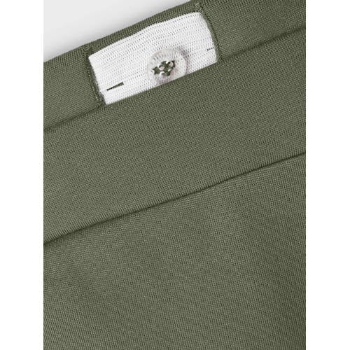 name it KIDS high waist flared broek NKFFRIKKALI paars Groen Meisjes Viscose 110
