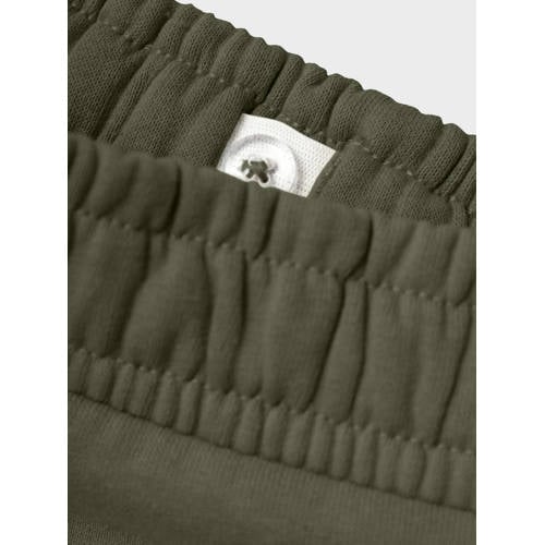 name it KIDS cargobroek NKMOLLIE Groen Jongens Sweat Effen 122
